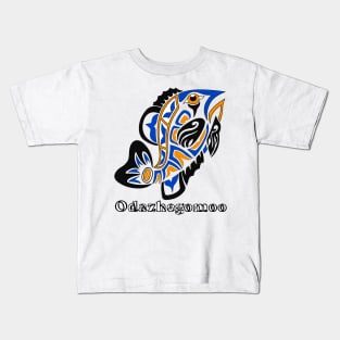 Rock Bass (Odazhegomoo) Kids T-Shirt